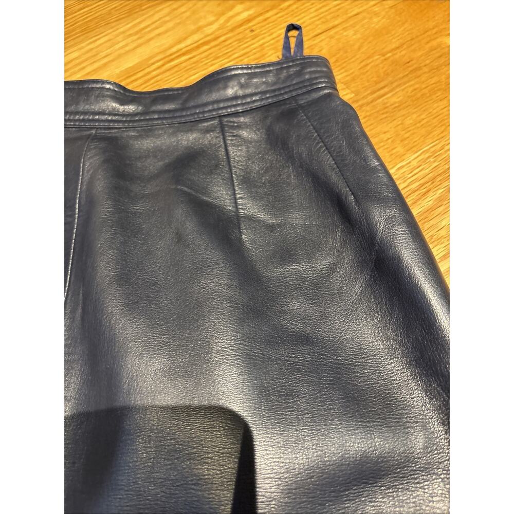 Loewe Black Leather Midi Skirt - Picture 4 of 14